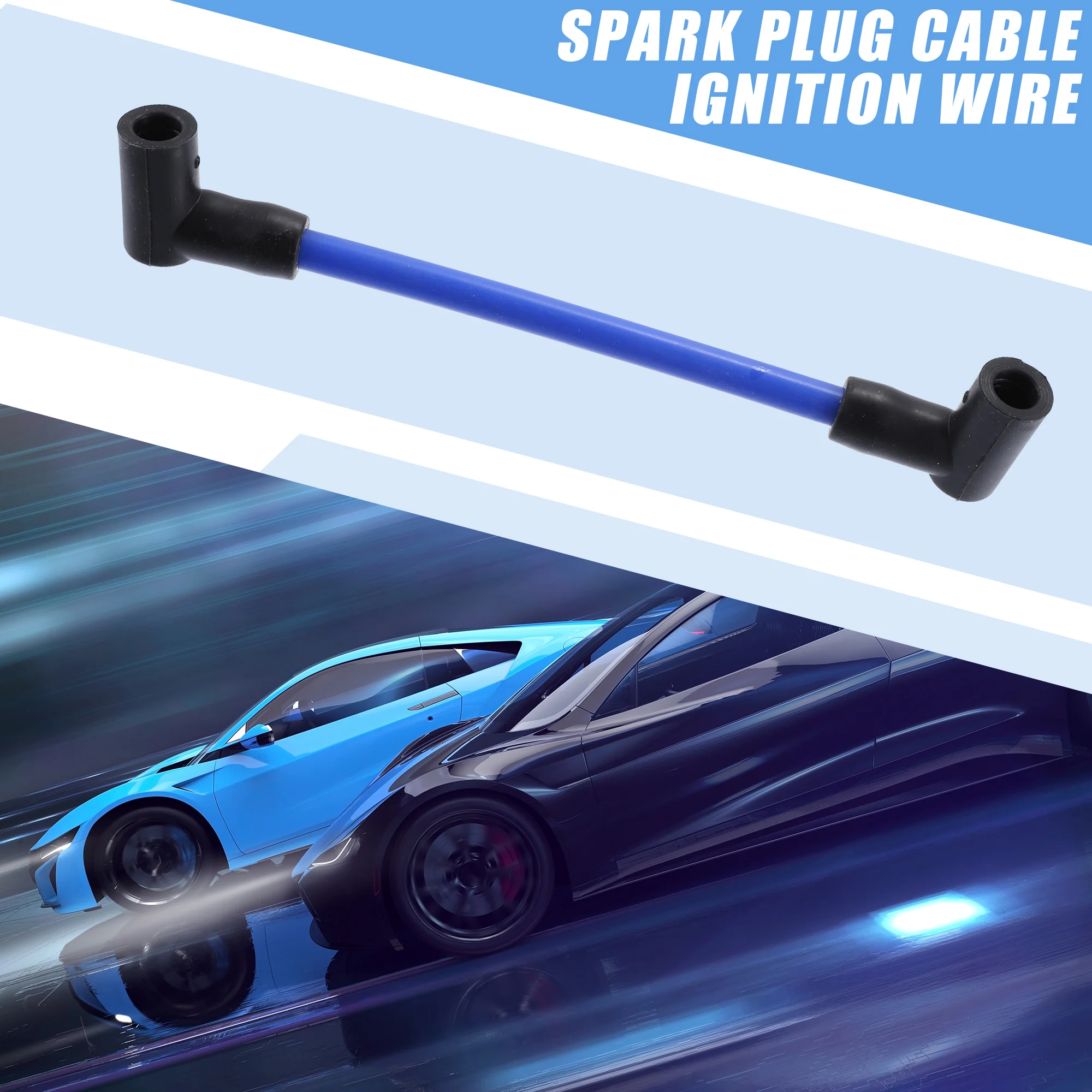 UXCELL Морской кабель свечи зажигания Провод 8-8816-1 ZF478V (2 шт. в упаковке)