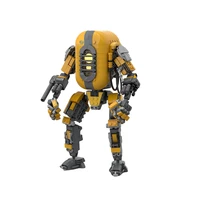 moc space combat haxion brood battle robot building blocks assembled model classic movie robot weapon children toy gift