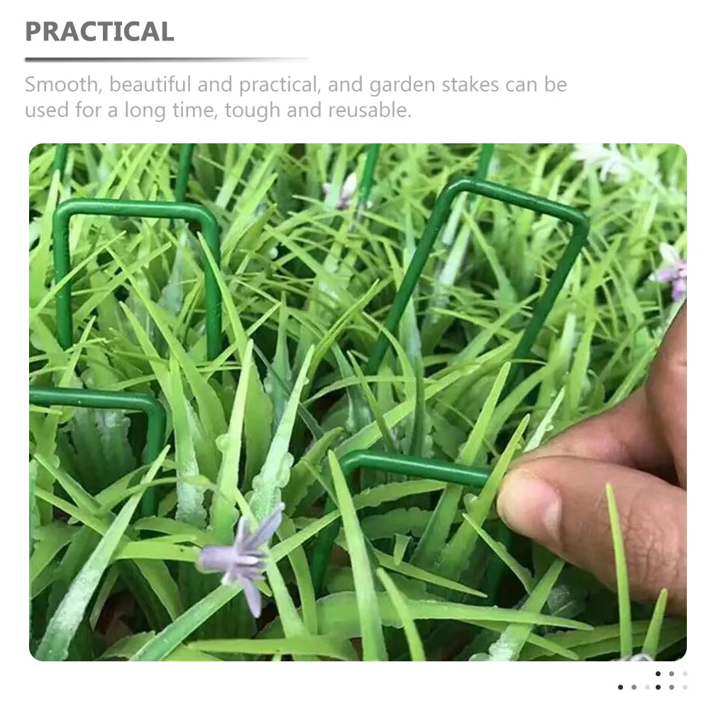 50 шт. гвозди для газона садовые колья оцинкованная проволока пейзажные колышки