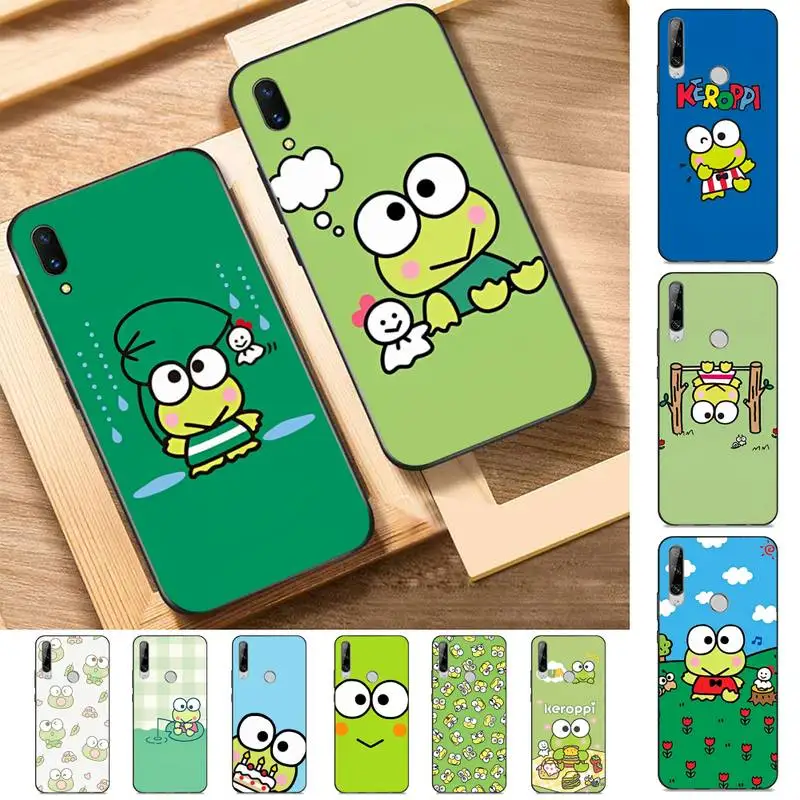 

MINISO Keroppi Phone Case for Huawei Y 6 9 7 5 8s prime 2019 2018 enjoy 7 plus