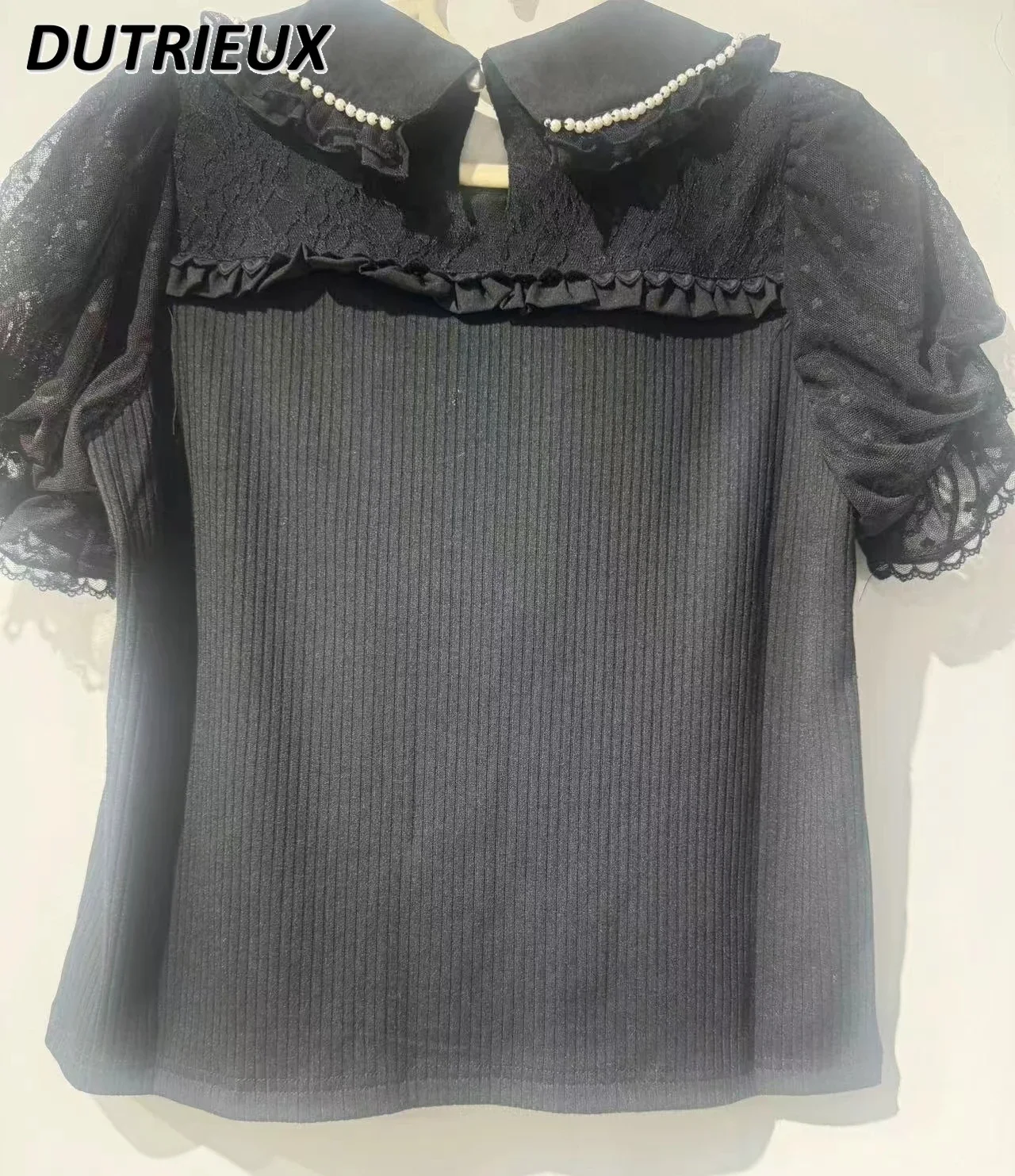 Летняя популярная Милая рубашка в японском стиле для девушек милая с кукольным