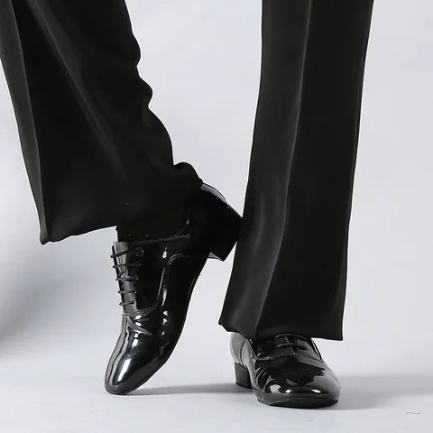 1pair/lot Men Dance Shoes Latin Ballroom dance shoes Modern Indoor Shoes Men Tango waltz danicng  pu