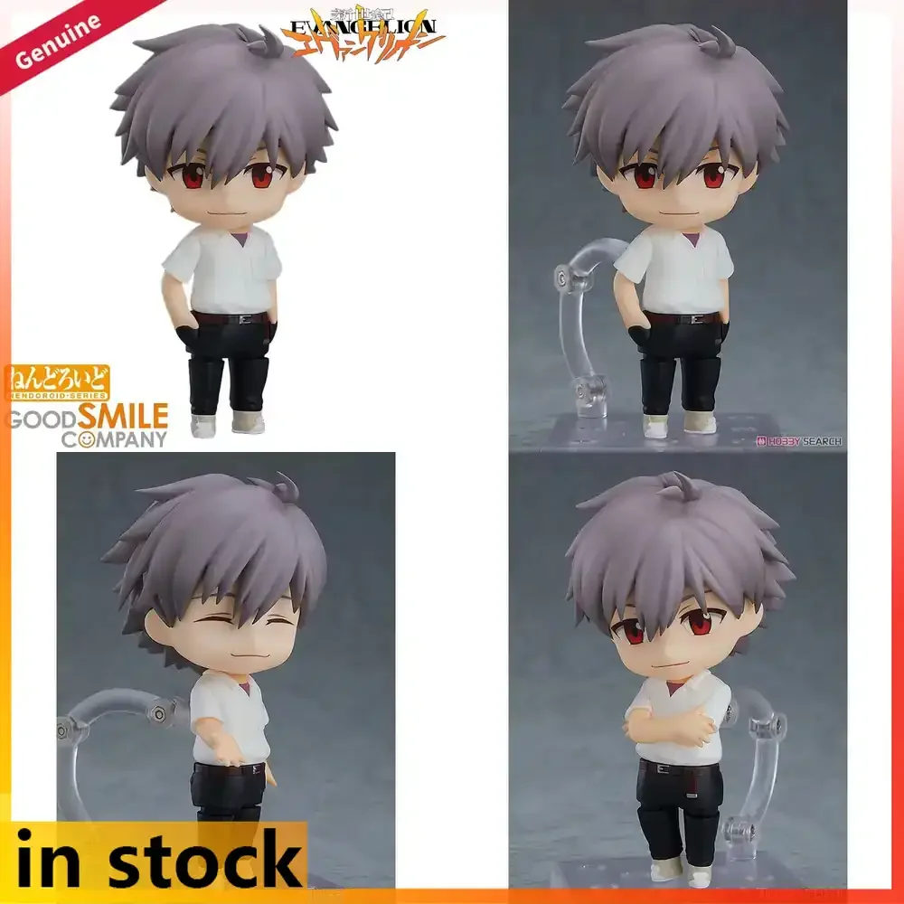 Фото Good Smile Company Евангелион Нендороид # Коллекционная фигурка Нагисы Кавору 1261, 100 мм, аниме-статуэтка из ПВХ №1