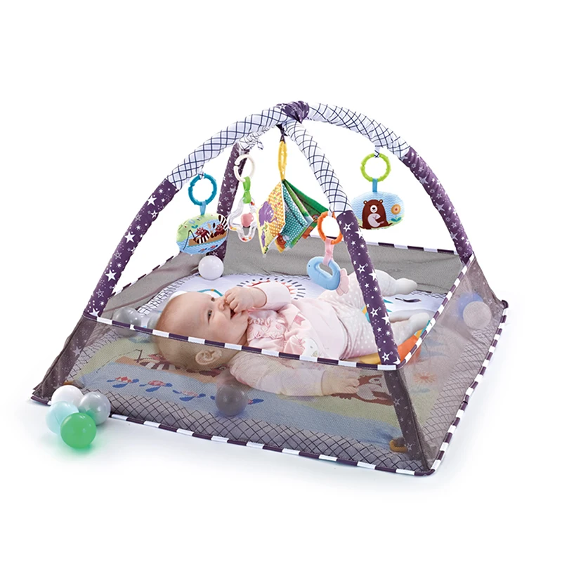 

Baby Fitness Frame Boys Girls Crawling Game Blanket Puzzle Multi-function Fence Crawling Mat Enlightenment Toys Ocean Ball Pool