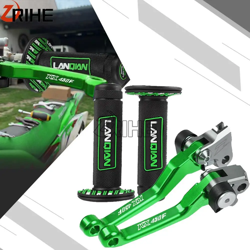 KX450F Dirt bike Brake Clutch Levers Handle Hand Grip For KAWASAKI KX 450F 450 F 2013 2014 2015 2016 2017 2018 moto accessories