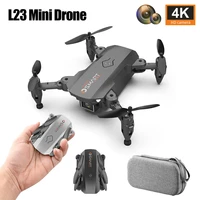 2022 nwe l23 mini drone wifi 4k dual camera drones wifi fpv height keep small foldable quadcopter rc plane helicopter toy gifts