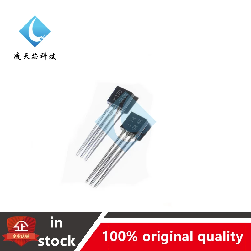 

10PCS 2SK170-BL 2SJ74-BL 2SK170-GR 2SJ74-GR K170BL K170GR J74BL J74GR TO-92 Low-noise Audio Transistor