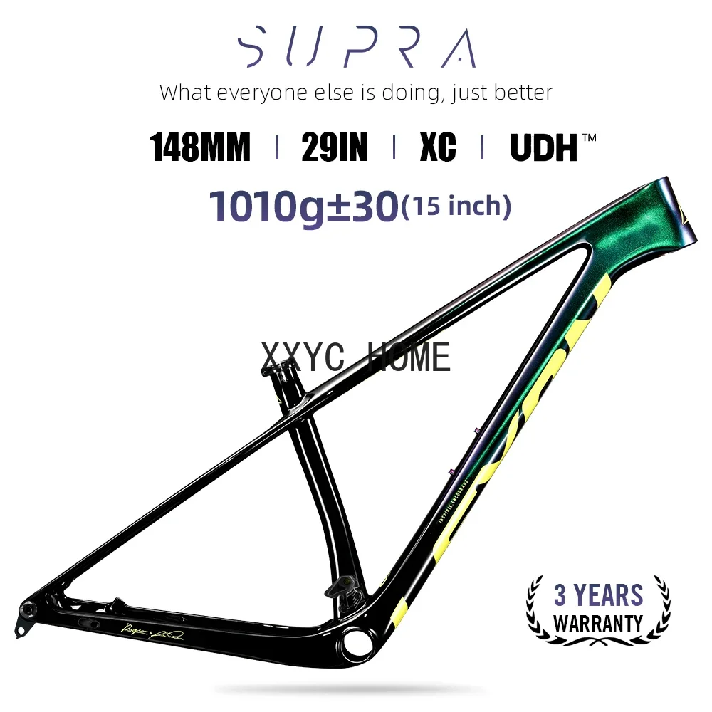 Карбоновая рама MTB 2024 LEXON SUPRA 29er для горного велосипеда UDH 148 мм карбоновая BOOST