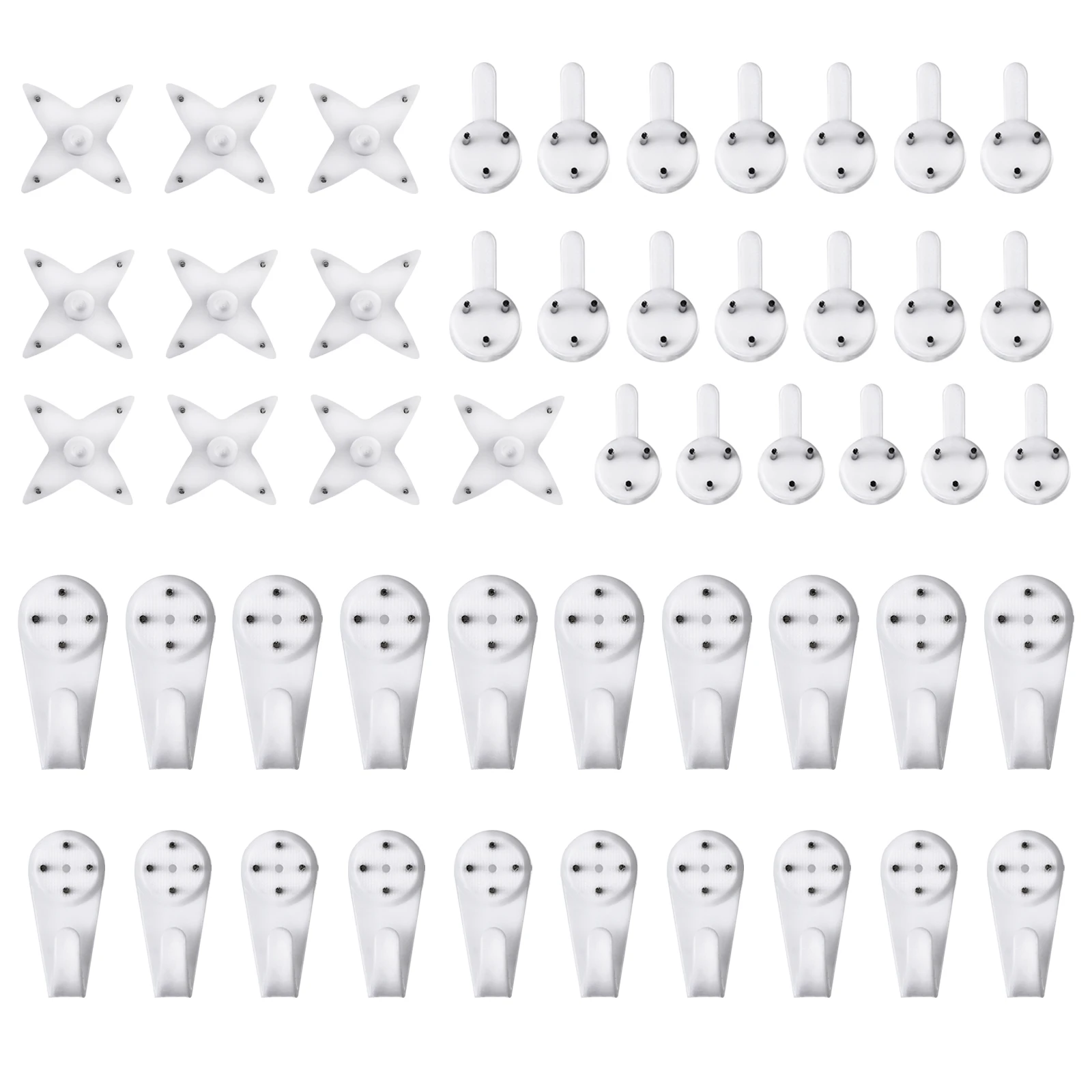 

Waterproof Wall Hooks Trace Hanging Hook Wear-resistant Good Strength Removable Photo Frame Nails Mirror Pothook for Home