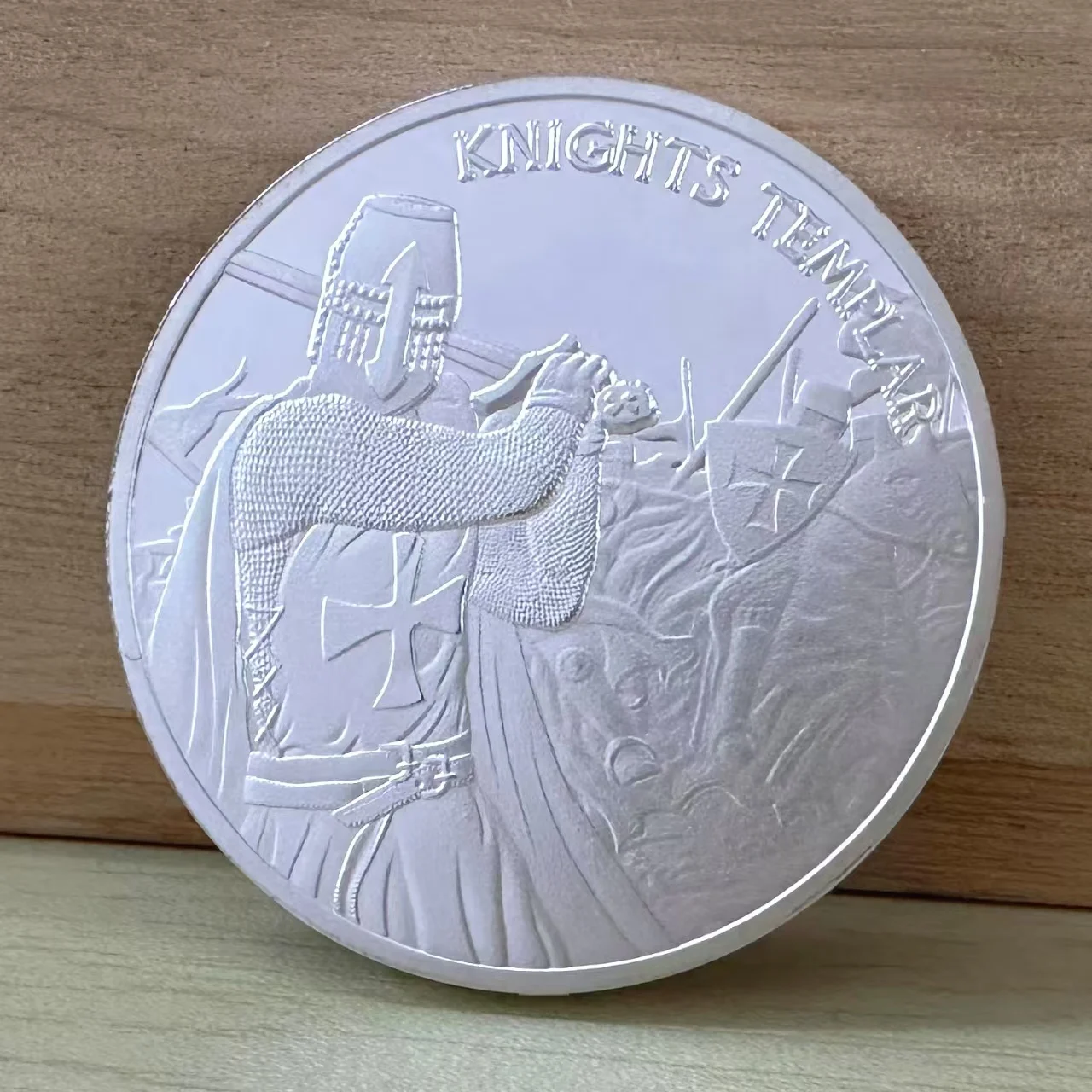 

Серебряная памятная монета «Христианский рыцарь-тамплиер»