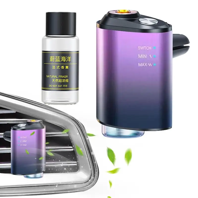

Car Air Freshener Humidifier Car Diffusers With Essential Oil Defuser For Aromatherapy Continuous Cool Mist Portable Smart Air