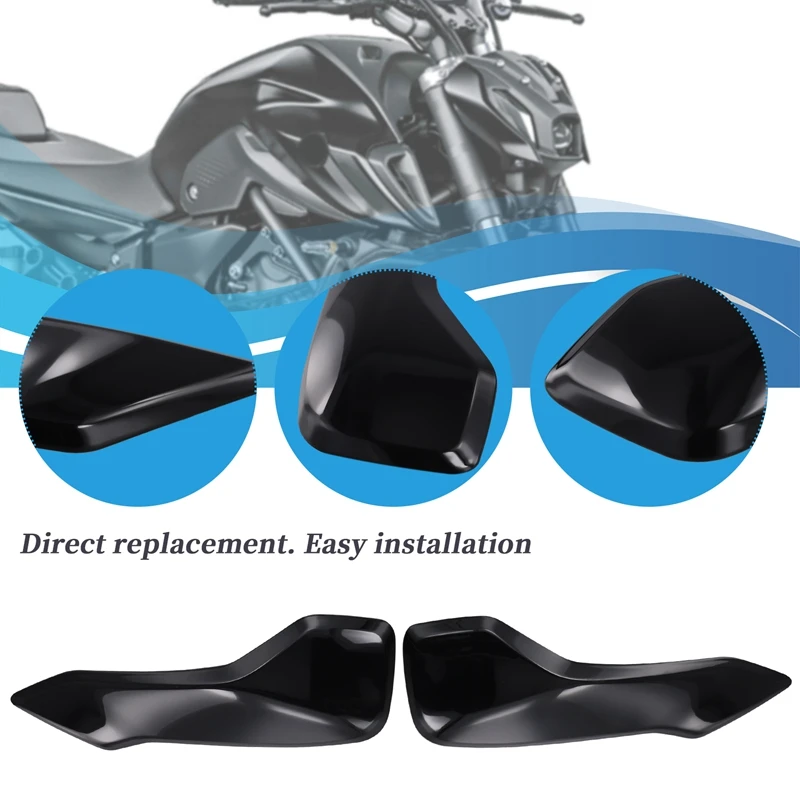 Motorcycle Headlight Fairing Upper Nasal Mask Front Steering Signal Bracket For YAMAHA MT-07 MT07 2021-2023