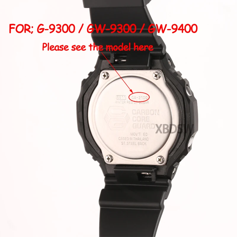 Фото Силиконовый ремешок для Casio G-Shock GW-9400 9300, мужской спортивный водонепроницаемый ремешок для часов, камуфляжный резиновый сменный браслет, аксессуары №2