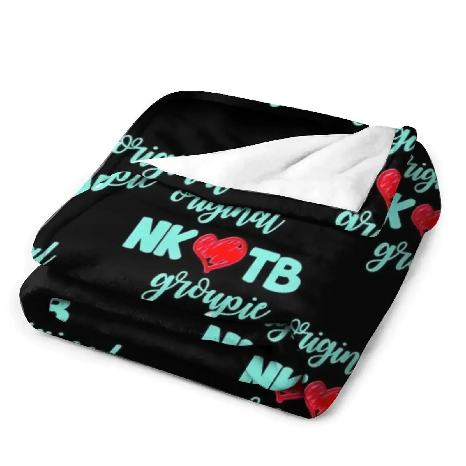 Забавный человек Nkotb Kids New On Shirt The Blocks Blue Awesome для любителей музыки одеяло кемпинга