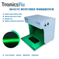 Sunshine SS-917C Dust Free Room  Anti Dust Working Bench Cleaning Room with Dust Checking Lamp for Mobile Phone Repair Tool