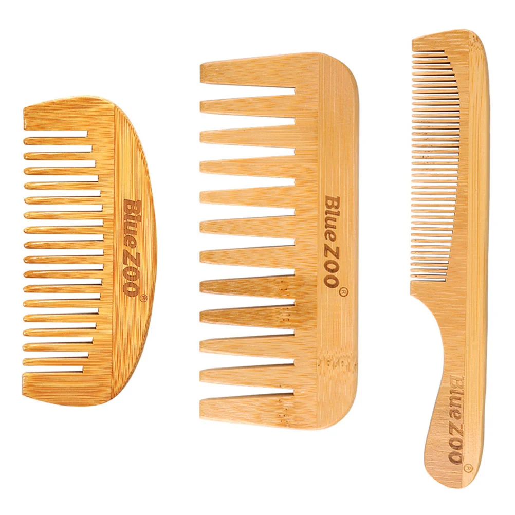 

Combs Hair Comb Wide Home Detangling Wooden Teeth Wood Portablebeard Multishop Barber Brushhousehold Hairdressing Useful