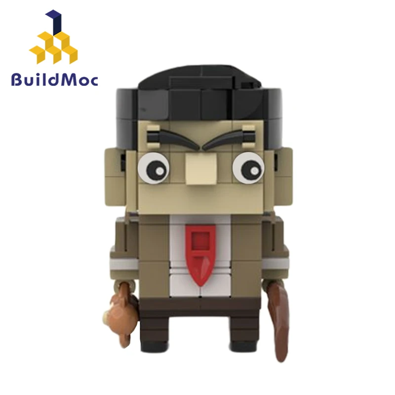 

Building Blocks Mr.Bean MOC bricks Set comedy Characters mini Brickheadz Figures Bricks Collection Toy Children Gift