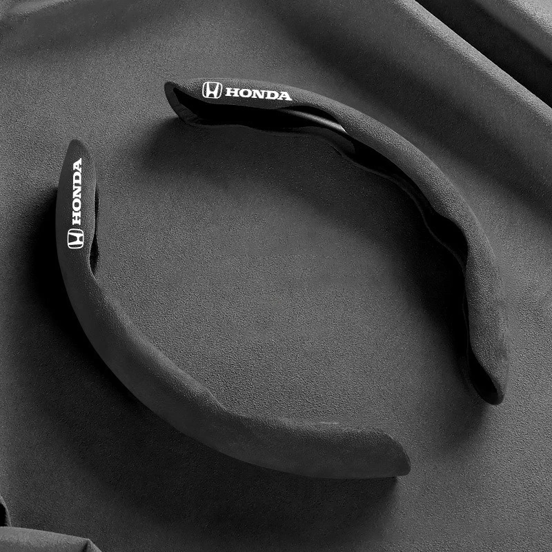 Модный замшевый кожаный чехол на руль автомобиля износостойкий для Honda Mugen Power Civic