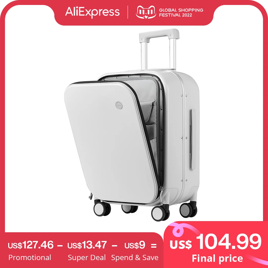 

Mixi Patent Design Aluminum Frame Suitcase Carry On Rolling Luggage Beautiful Boarding Cabin 18 20 24 Inch M9260