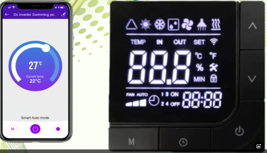 Тепловой насос Folansi 23 кВт, воздух-вода, с Wi-Fi, для отопления, охлаждения и горячего водоснабжения (art.: 3920da7119d66) - 3920da7119d66