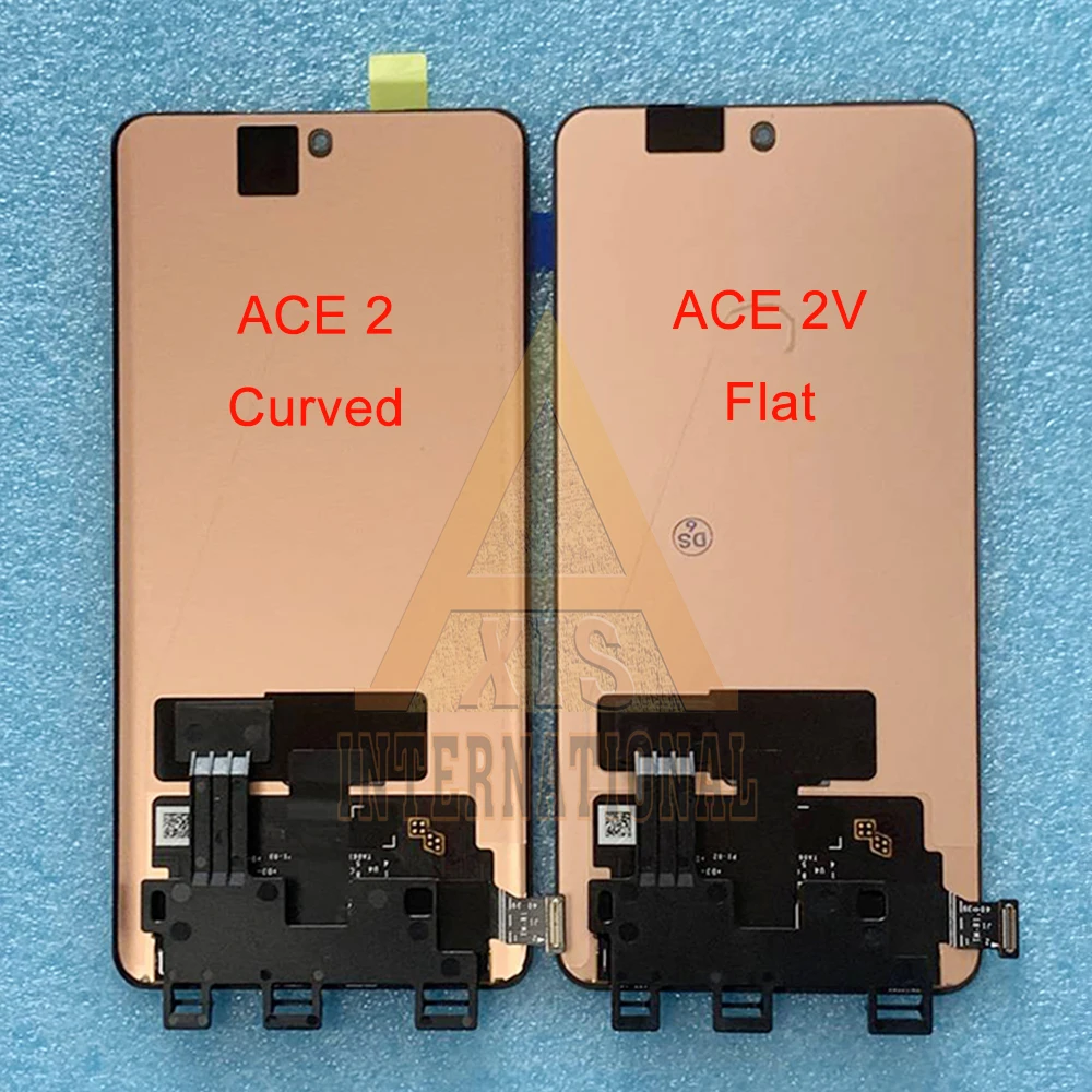 

6.74 AMOLED Original For OnePlus Ace 2 PDHM00 ACE 2V Ace2 V PHP110 LCD Screen Touch Panel Digitizer For OnePlus 11R LCD Frame