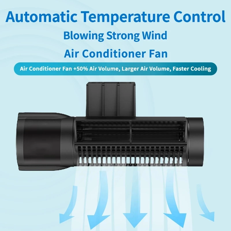 Jebao ACF Series Kipas Pendingin Akuarium 12V 3W 4W Kontrol Suhu Otomatis Bisu Aksesori Laut