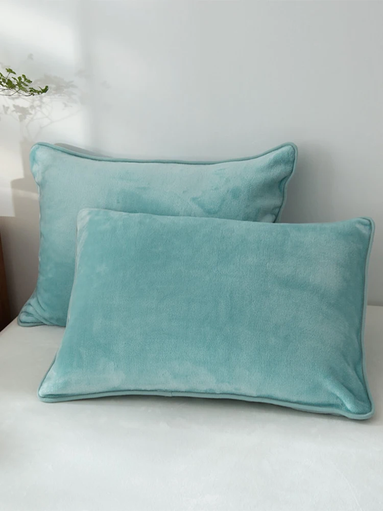 

2Pillowcases Polyester Single Person Warm and Silky Skin Promote Sleep