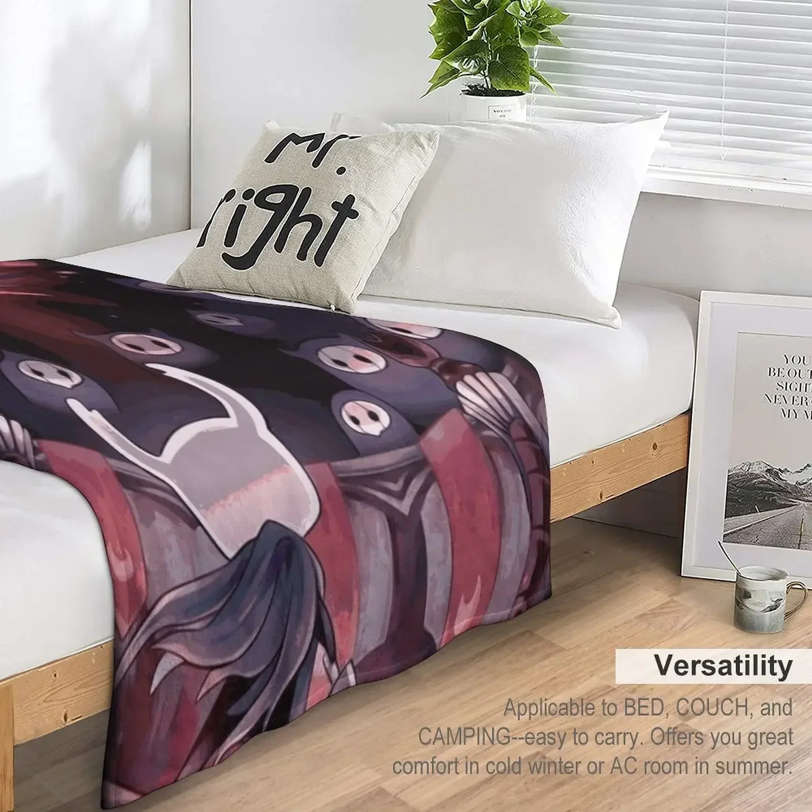 Одеяло Hollow Knight - The Facing Master Grimm тяжелое термоодеяло для сна