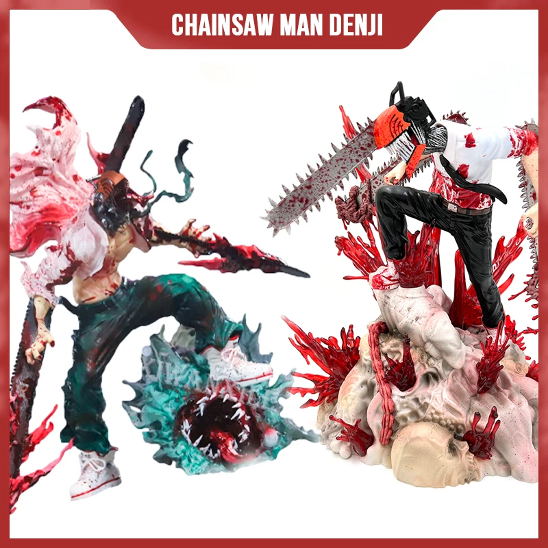 Chainsaw Man Rage Battle Bat Devil  Denji/power Figure Collectible Model Toys