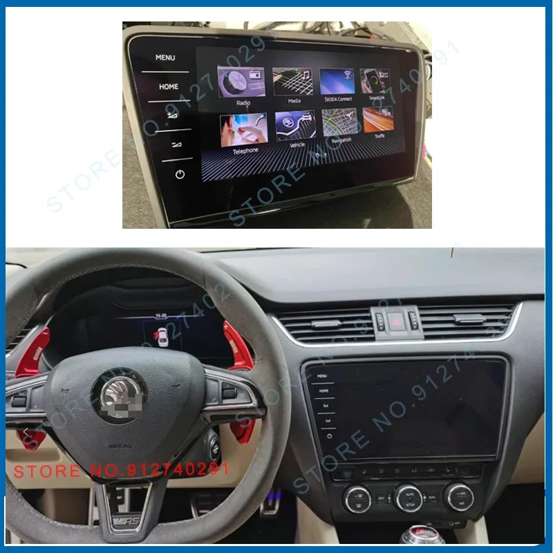 Новый сменный ЖК-дисплеймонитор 9.2 дюйма для Skoda Octavia A7 2017-2019, Superb III MK3, Octavia III Combi 5e0919606d (art.: 3920dba2ada42) - 3920dba2ada42