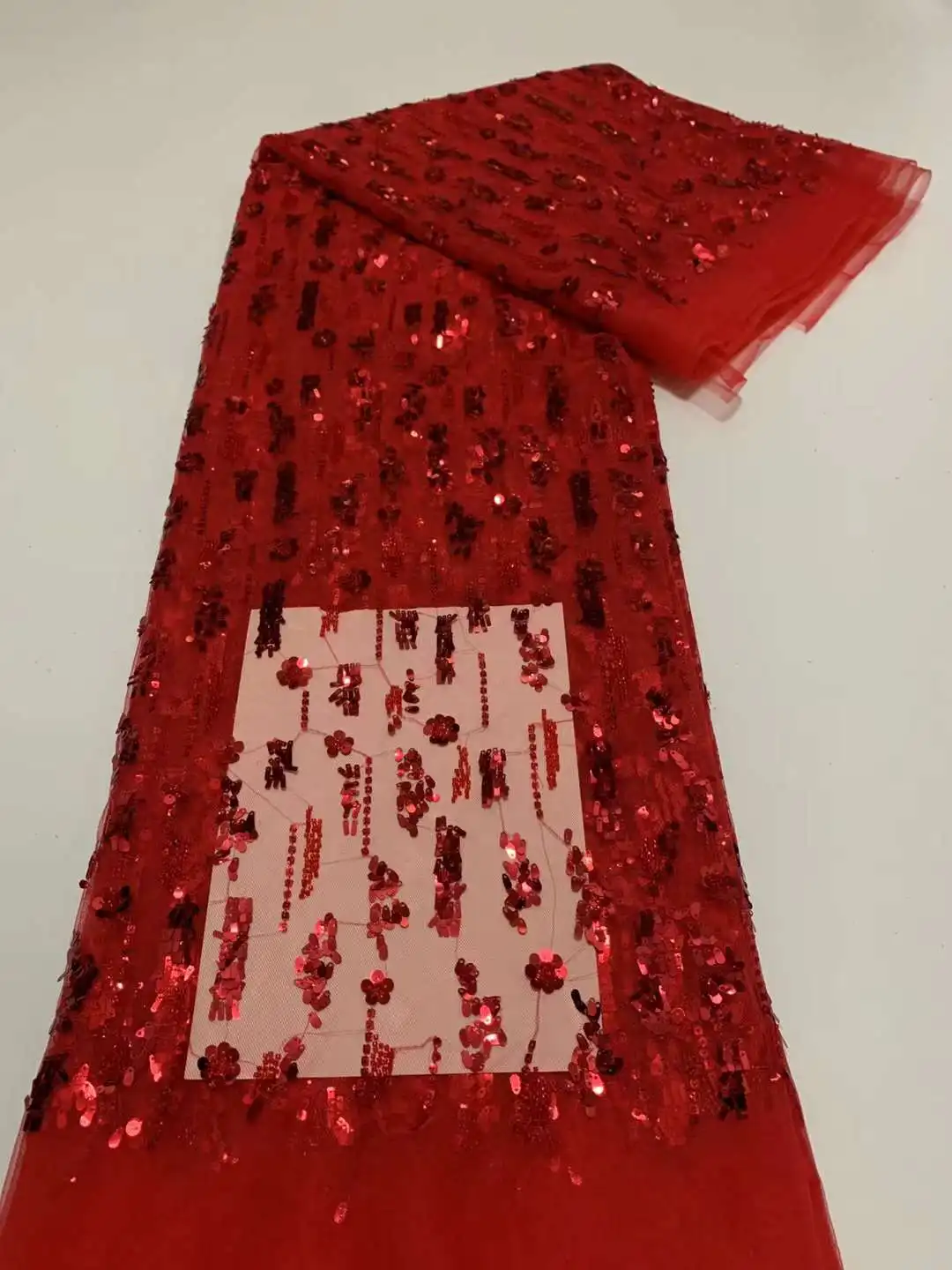 Африканское кружево с блестками 5 ярдов вышивкой из бисера французское Сетчатое