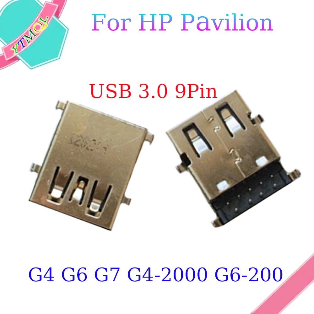 

1-10 шт. новый разъем USB 3.0, подходящий для HP Pavilion G4 G6 G7 G4-2000 G6-200 Dell Lenovo Asus, разъем USB для зарядного устройства для ноутбука
