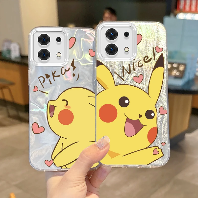 Милый аниме Покемон перо пряжа раньше для Redmi Note 13 12 11 10 9 ProPlus 13C 12C 10C A2 A1 Пикачу