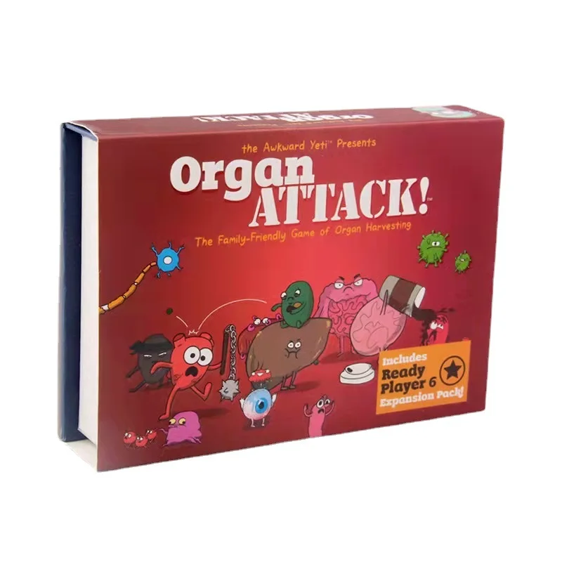 

Organ Attack All English Human Organ Attack Popular Board Games Card Card Chess and Card Party Game