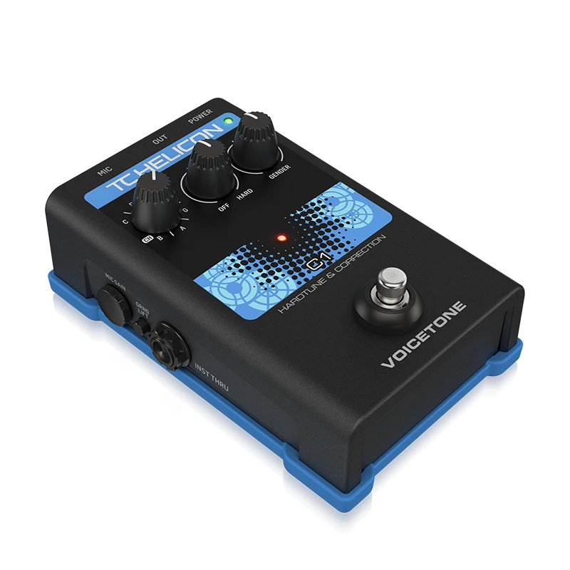 Фото TC Helicon VOICETONE C1 Профессиональная голосовая модификация гитарной педали эффектов для прямых шоу и трансляций №3