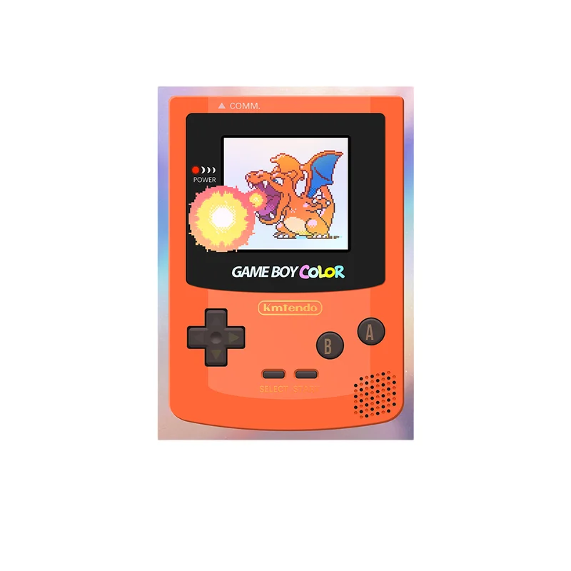 Фото 65 шт./компл. аниме игра PTCG Kawaii Pixel Card Sleeve GameBoy Color Series Rocket Pikachu Charizard Gengar коллекционные предметы подарочная игрушка №4