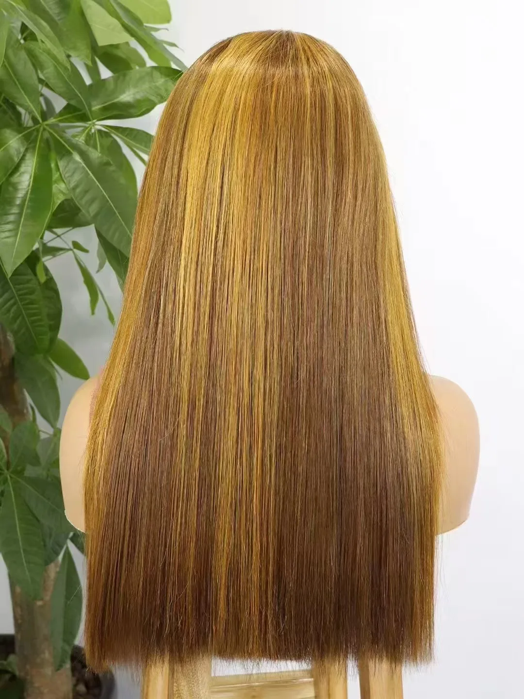 300% Плотность Выделите P4/30 Цвет Прямой Двойной Парик Человеческих Волос для