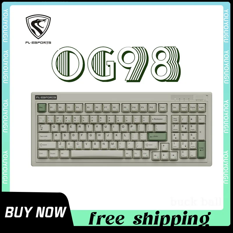 Клавиатура игровая Механическая беспроводная, 98 клавиш, 3 режима