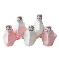 hellokitty pink japanese kt cat boat socks female cartoon thin cotton socks shallow mouth socks