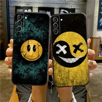 cartoon smiley face phone case for huawei p40 lite p20 lite p40 pro plus 5g p50 p smart z 2019 2020 2021 p10 p30 mdcg selena