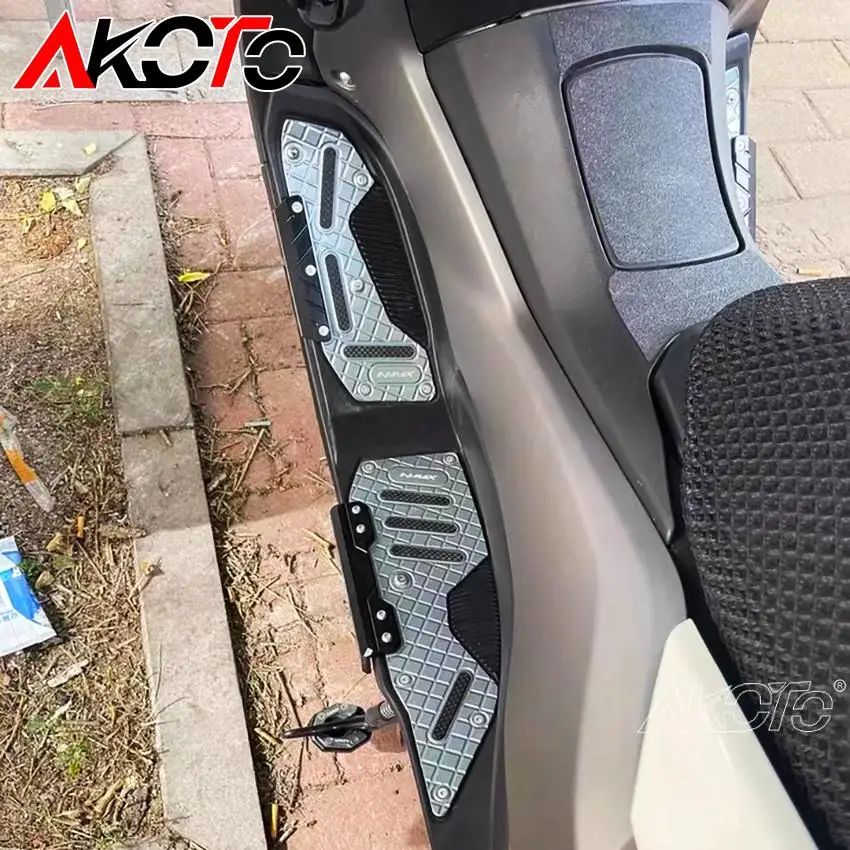 Фото Аксессуары для мотоциклов для Yamaha NMAX155 Nmax125 NAX 155 NAMX 125 2020 2021 2022 2023, модифицированные нескользящие подножки, педаль №3