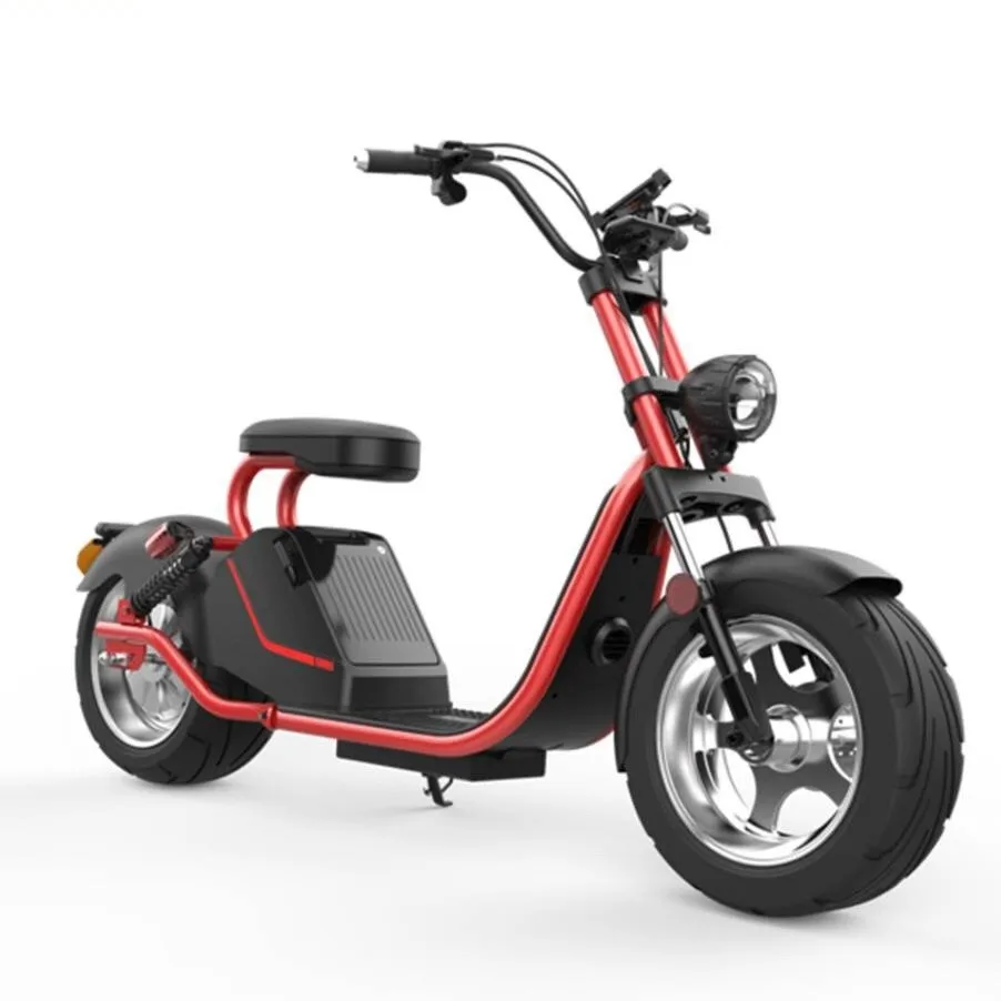 

3000w off road EEC electric Har motorcycle two fat wheels stand up citycoco scooter