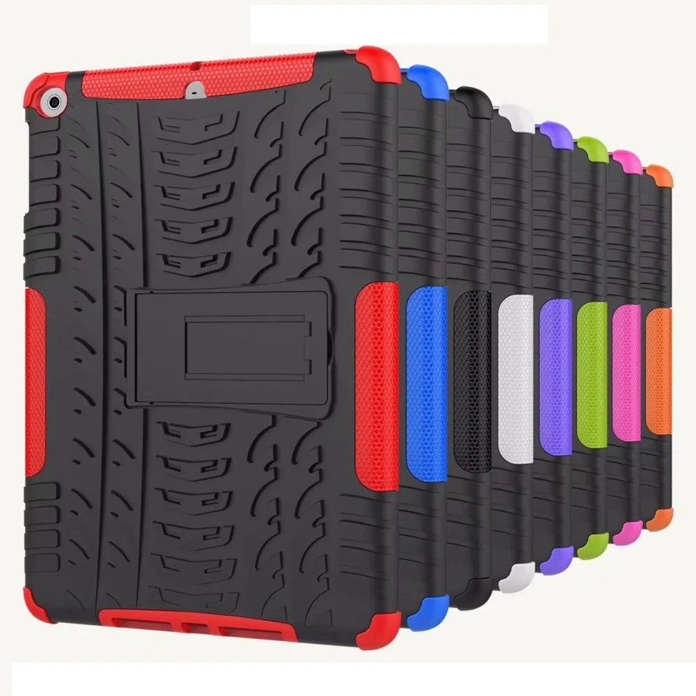 

High Duty Armor Coque for IPad 9.7 2017 2018 Air 1 Case Shockproof Silicon A1474 A1822 A1893 Cover IPad 2018 9.7'' 5th 6th Case