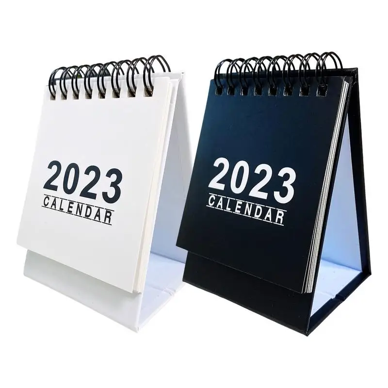 

Настольный календарь 1 шт. 2023, настольный флип-календарь с катушкой, настольный мини-календарь для украшения дома