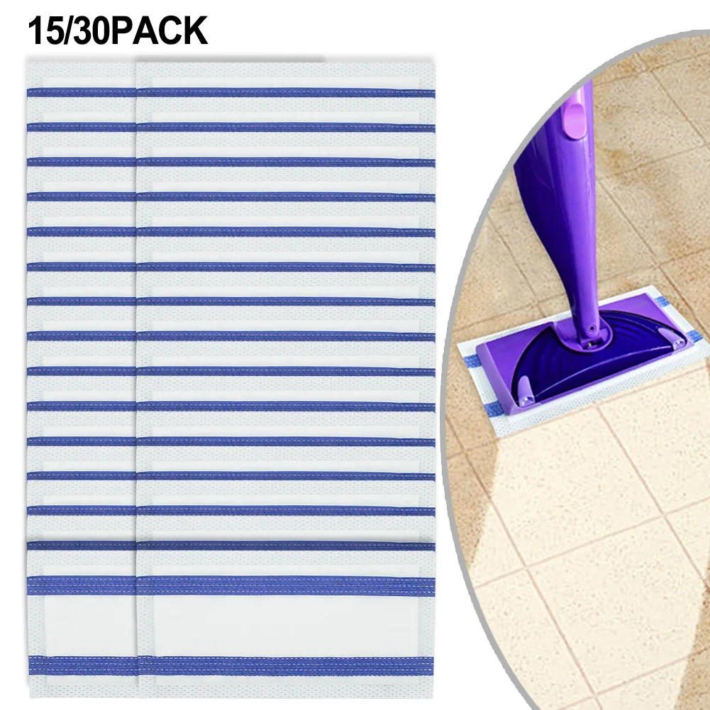 15/30 шт. впитывающие подушечки для Swiffer WetJet одноразовые сменные швабры аксессуары