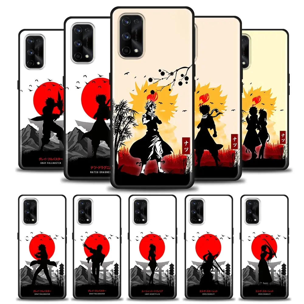 

Fairy Tail Anime Comic Phone Case For Realme C35 C20 C25 C21 C12 C11 C2 Oppo A53 A74 A16 A15 A9 A54 A95 A93 A31 A52 A5s 5G Cover