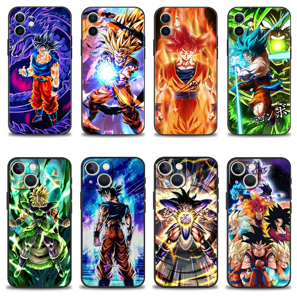 

Japanese Comic Dragon Ball For iPhone X XS Max 12 Pro 14 8 11 13 XR 7 Plus 6 5S SE 5 SE2022 Mini SE2 Coque Fundas Cases