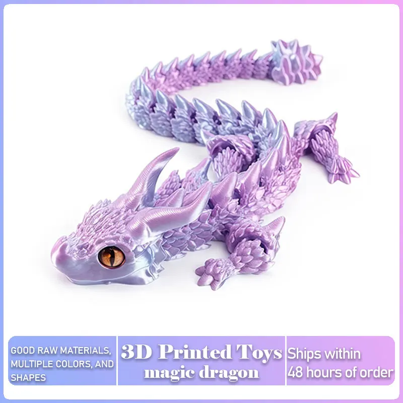 

3D модель дракона из пластика