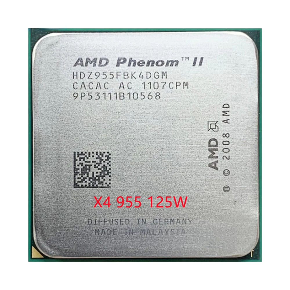 Четырехъядерный процессор AMD Phenom II X4 955 125 Вт 3 2 ГГц HDZ955FBK4DGM / HDX955FBK4DGI/HDZ955FBK4DGI разъем