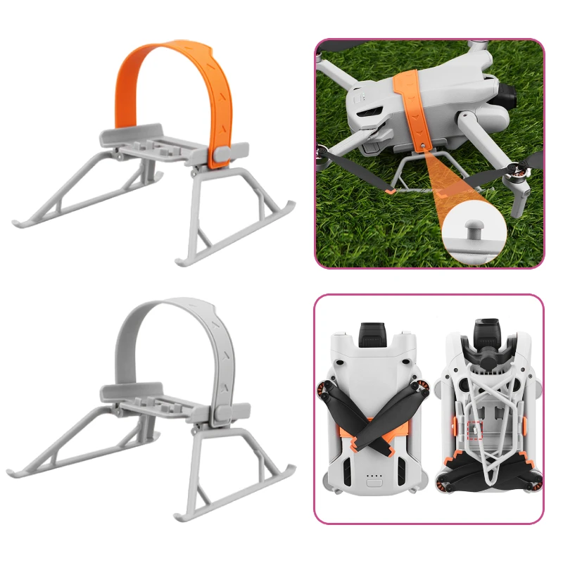

Folding Landing Gear for DJI Mini 3 Pro Booster Stand Gear Extensions Heightened Spider Gears Spider Tripod Drone Accessories